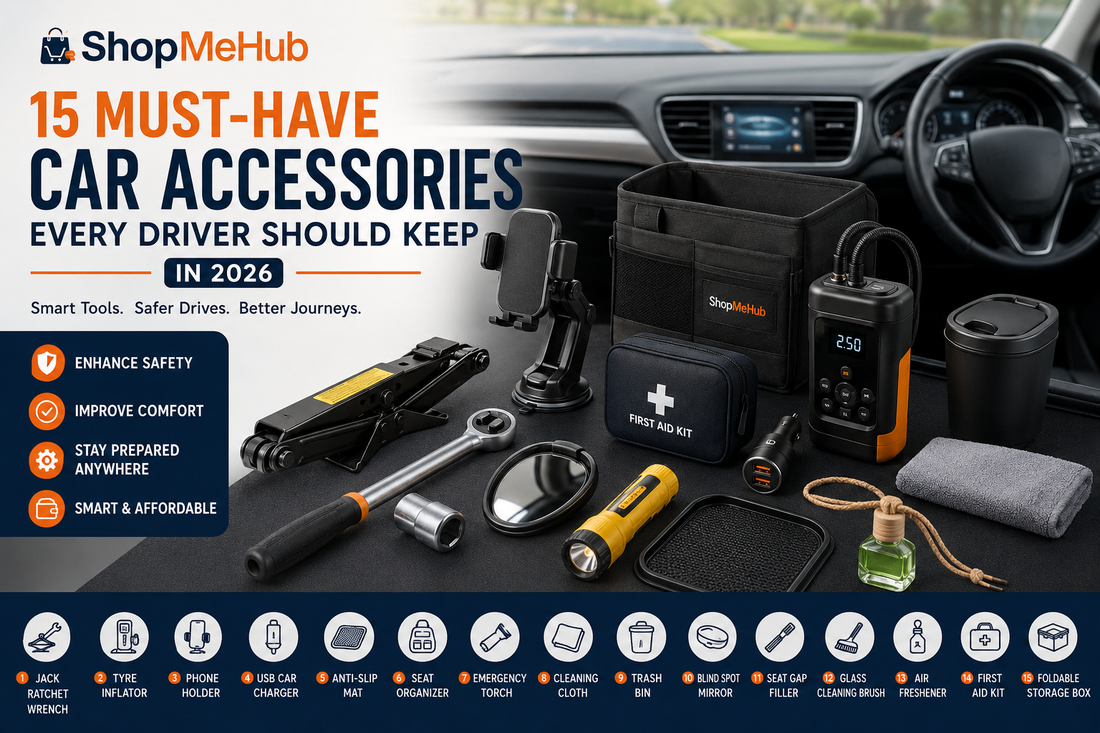 15 Must-Have Car Accessories Every Driver Should Keep in 2026