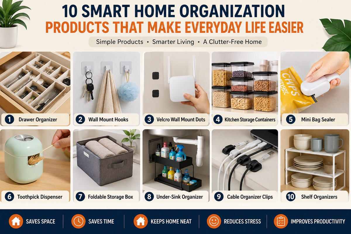 10 Smart Home Organization Products That Make Everyday Life Easier