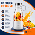 Electric Portable Mini Fruit Juicer Bottle | USB Rechargeable Personal Blender